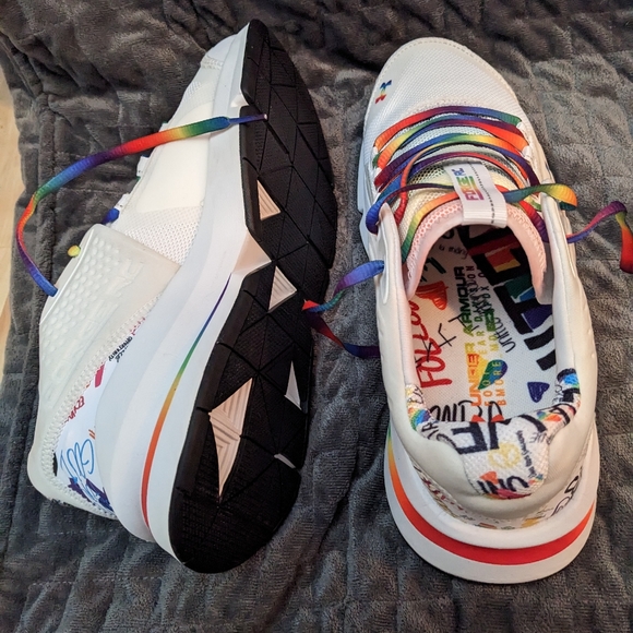 UnderArmour Forge RC Pride Stand 4 Equality Multicolor shoes Size Men' 8 | W 9.5 - Picture 4 of 6